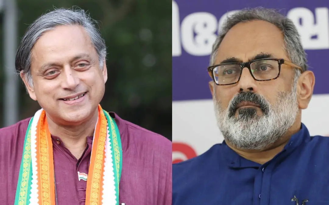 Shashi Tharoor, Rajeev Chandrasekhar
