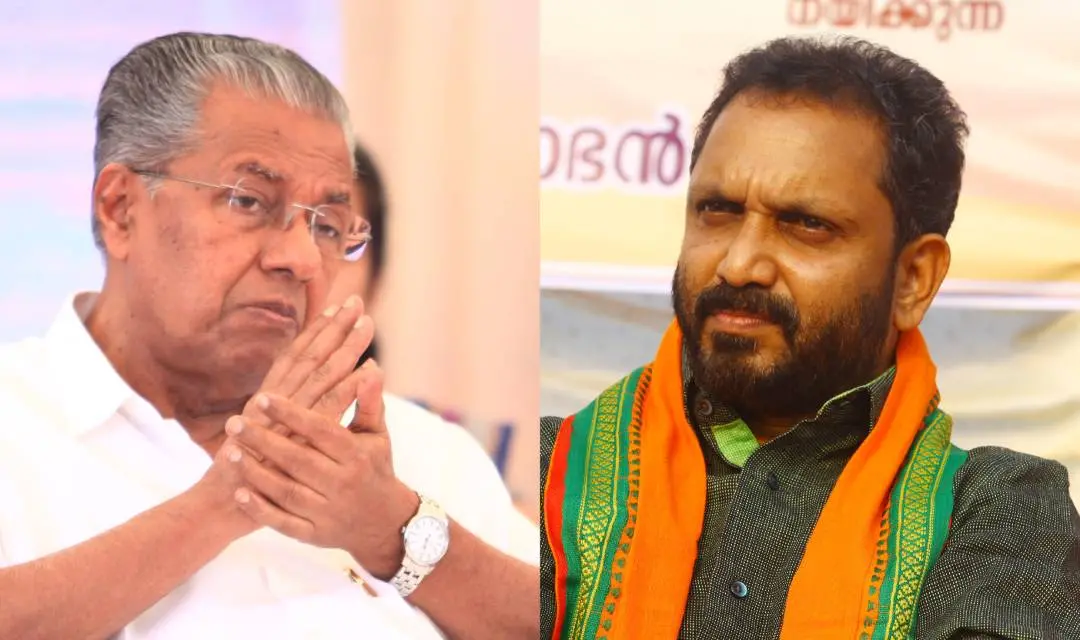 Pinarayi Vijayan-K Surendran
