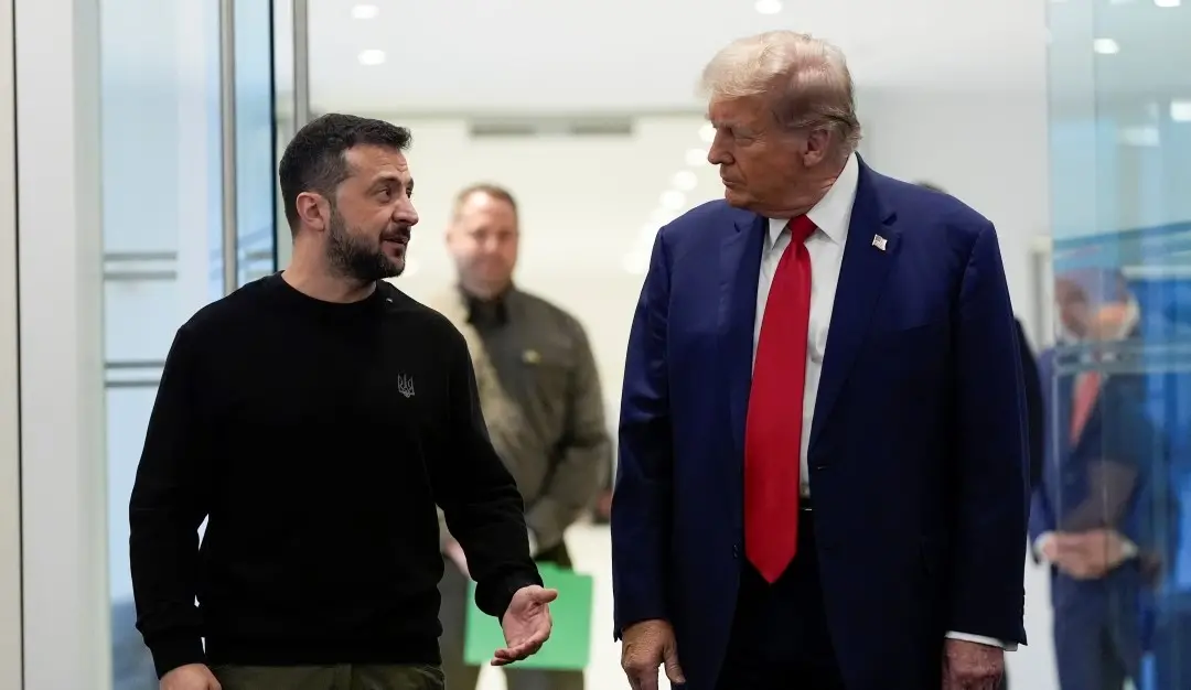Volodymyr Zelenskyy and Donald Trump | File Photo
