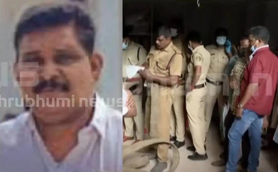 കൊല്ലപ്പെട്ട ബിജു ജോസഫ്, സംഭവ സ്ഥലത്ത് പോലീസ് | സ്ക്രീൻ​ഗ്രാബ്