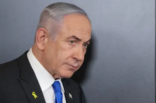 Israeli Prime Minister Benjamin Netanyahu is pictured at the Government Press Office (GPO) in Jerusalem before giving a press conference | Photo : AFP