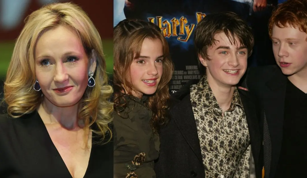 JK Rowling, Harry Potter movie stars (Photo: AP)
