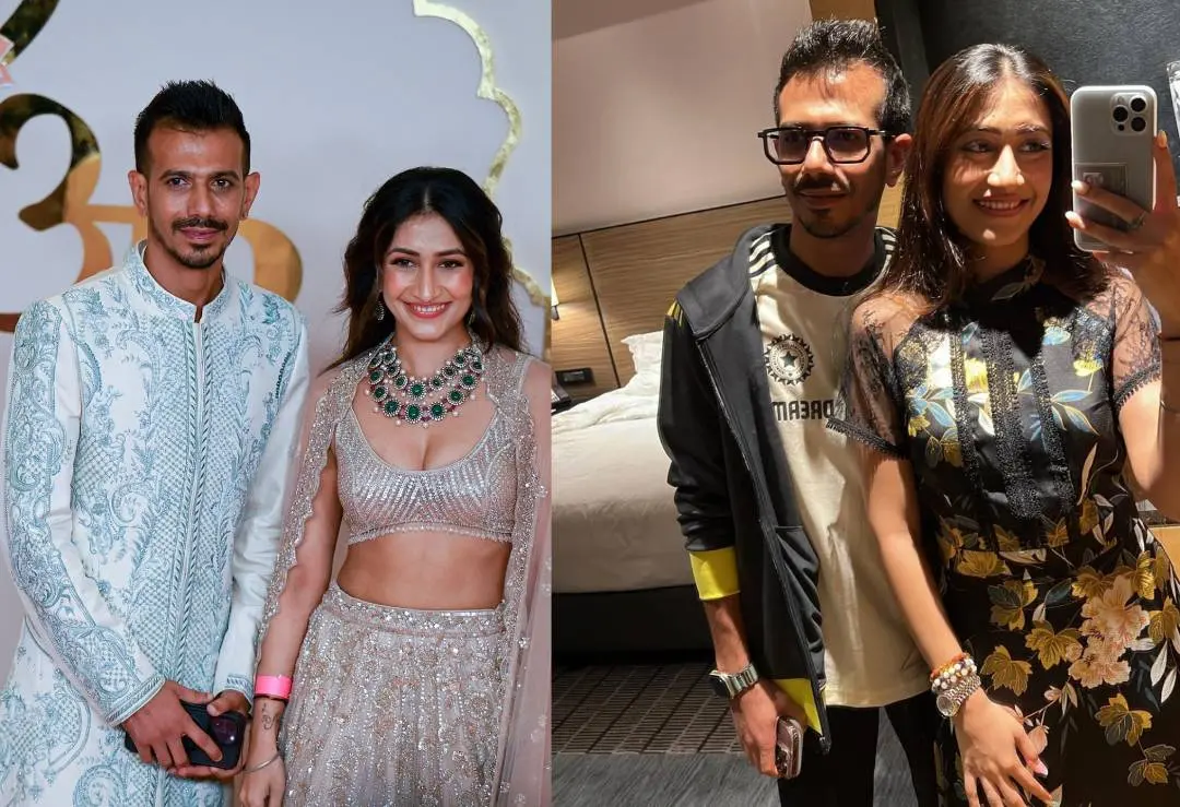 Dancer-social media influencer Dhanashree Verma and her cricketer-husband Yuzvendra Chahal | Photo: AFP,FB