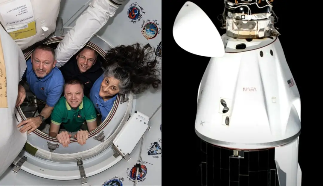 Crew-9, undocking process | Photo: NASA
