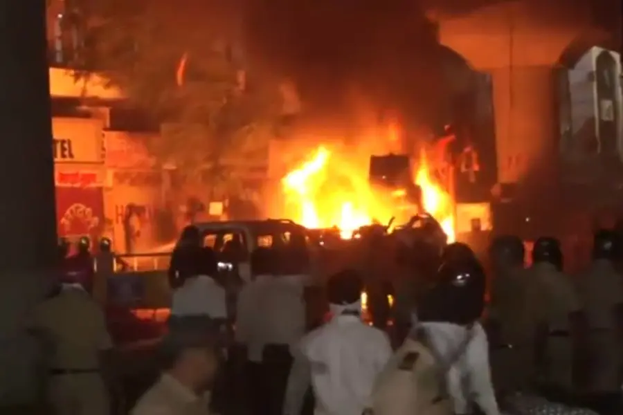 Violence erupts in Nagpur: Police clash with protesters amid rumours of burning of holy book