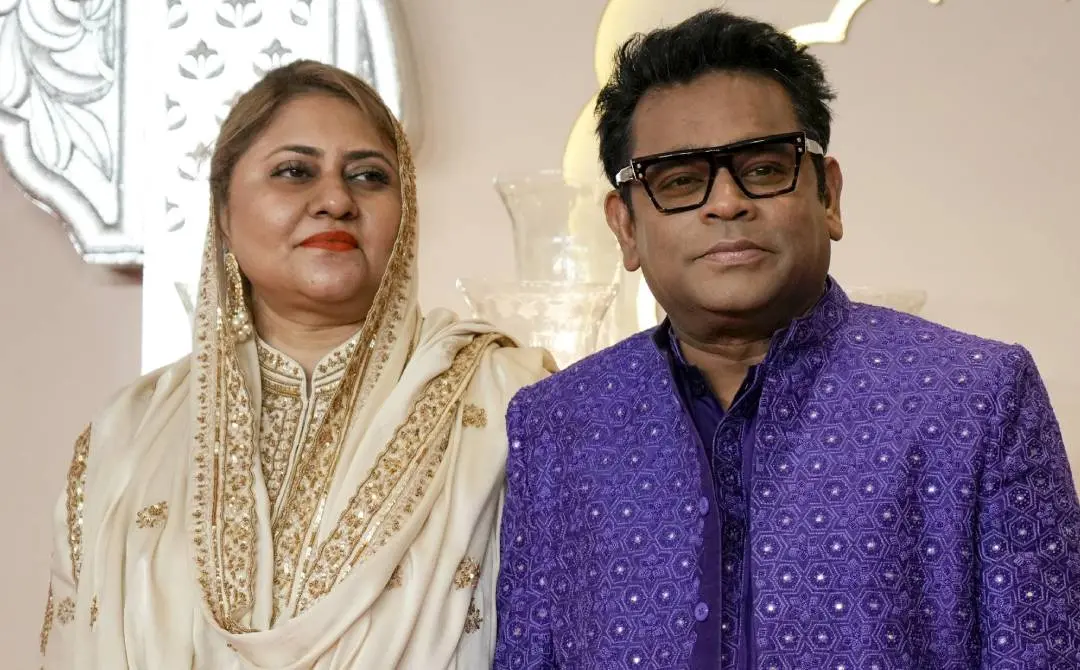 AR Rahman and Saira Banu | Photo: AP