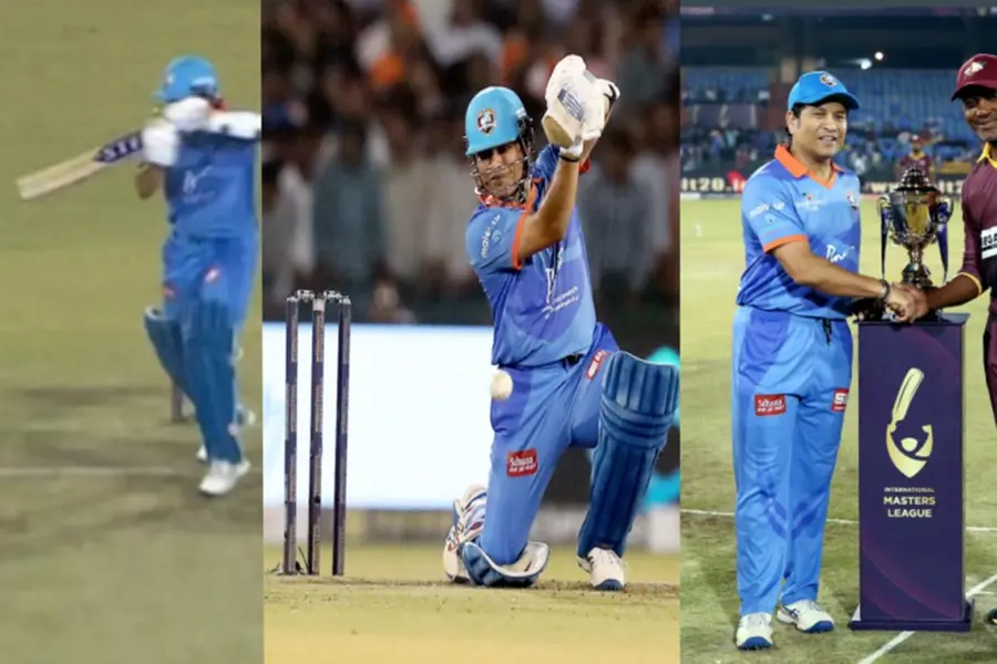 IML: Sachin turns back the clock with stylish upper-cuts reminiscent of WC onslaught against Akhtar