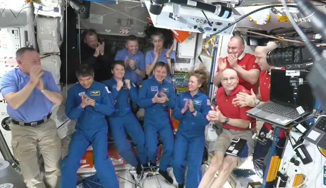 SpaceX Crew-10 comes aboard the ISS | Photo: AFP