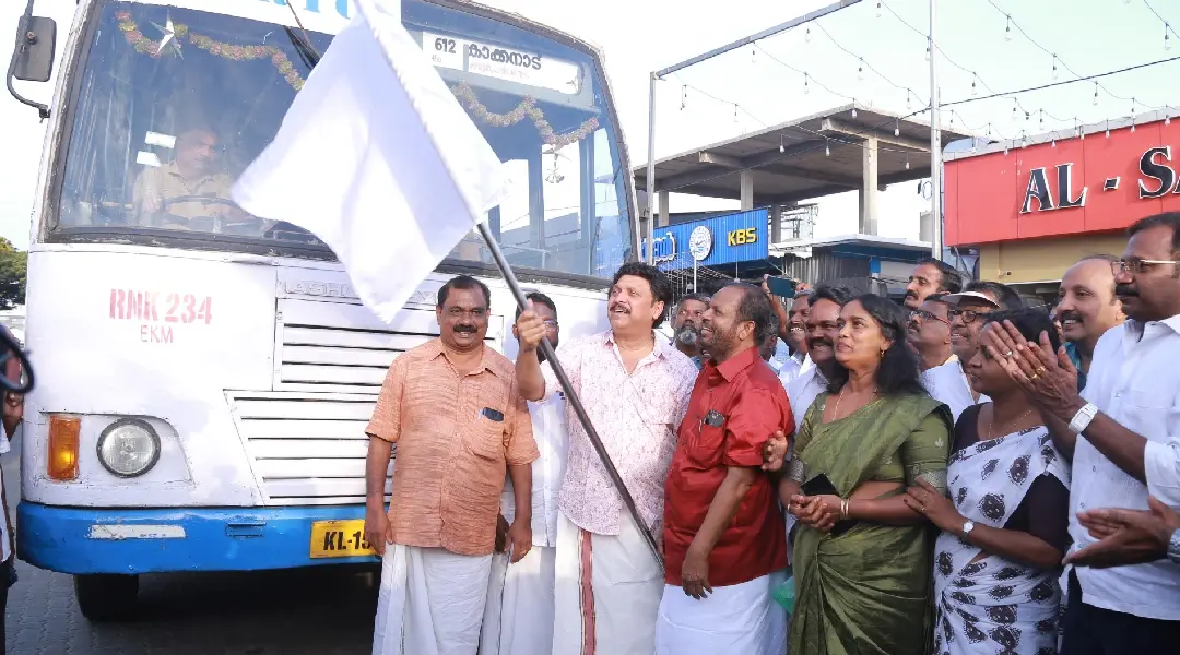 Flag Off of Goshree private buses