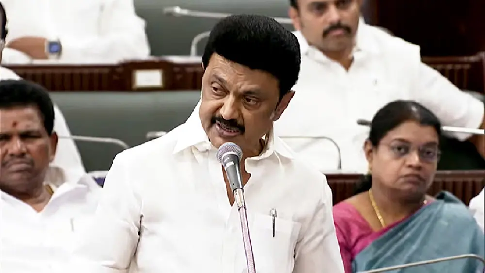M K Stalin speaks during the Budget Session of the State Assembly | ANi