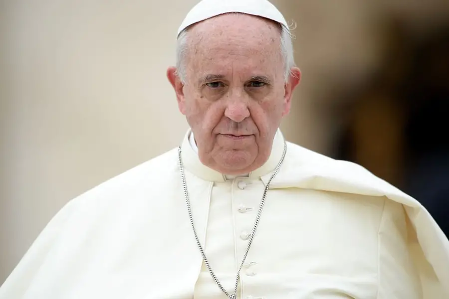 Pope receives cake and glad tidings on the 12th anniversary of his papacy, marked in the hospital