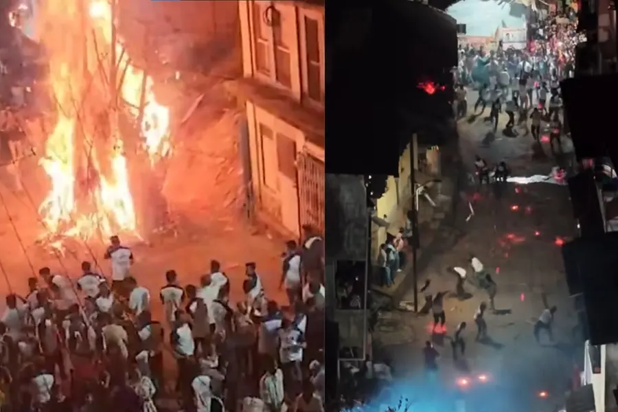 Fire & Fury: Why Mahad’s Holi celebrations involve throwing fire at each other?