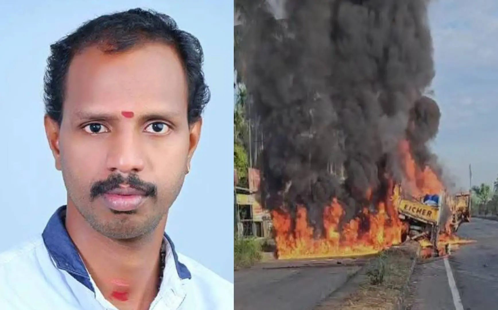 Aneesh, the burning tanker