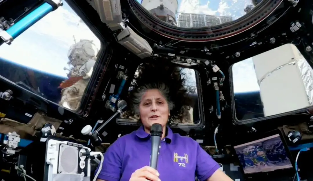 Sunita Williams in the international space station.
