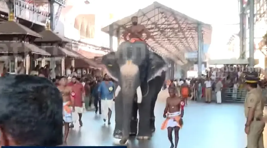 ഗുരുവായൂര് ആനയോട്ടം