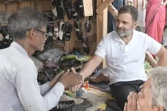 With Rahul Gandhi’s support, Sultanpur cobbler launches 'Ramchet Mochi' brand