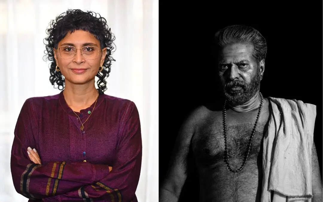 From (L) Kiran Rao, Mammootty's still from 'Bramayugam' | Photos: AFP/Facebook