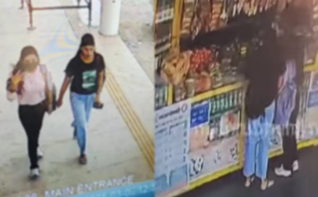 Visuals of missing girls | Screengrab: Mathrubhumi News
