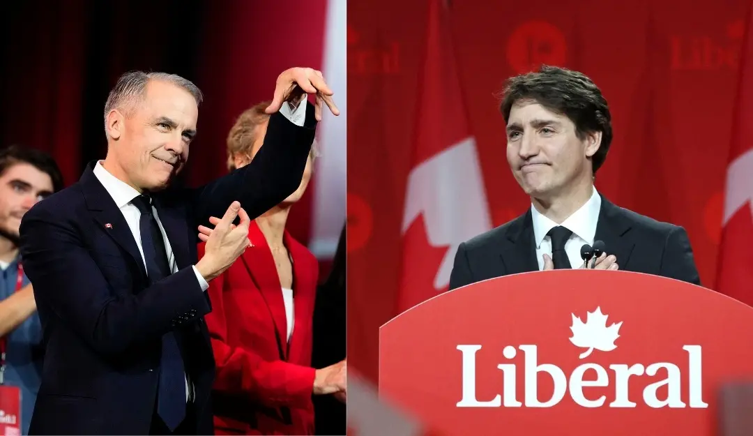 Mark Carney and Justin Trudeau