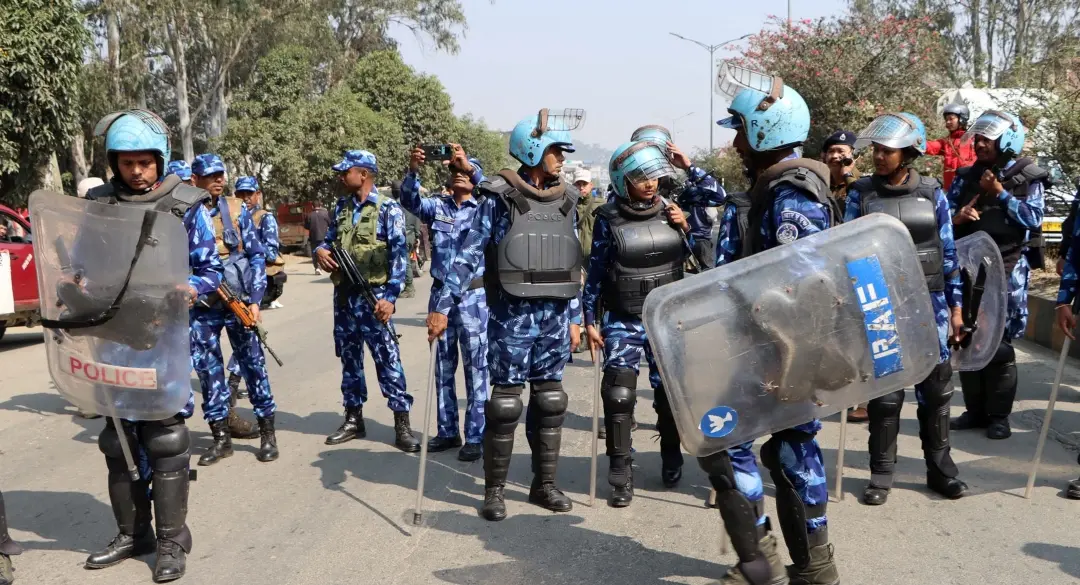 RAF personnel deployed in Imphal | Photo: PTI