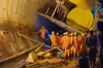 Telangana tunnel collapse: Cadaver dogs assist in rescue operation to locate trapped workers