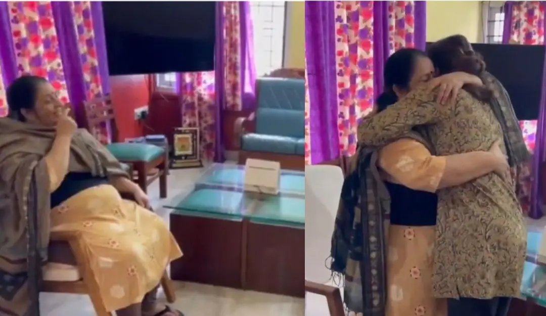 Manju Warrier visits MLA Uma Thomas