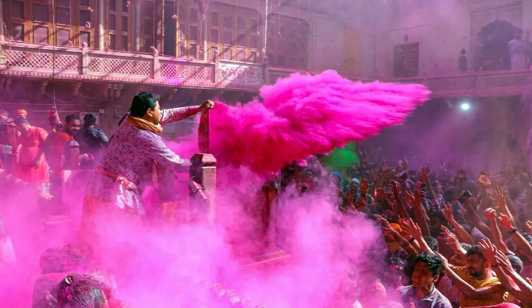 Holi celebrations