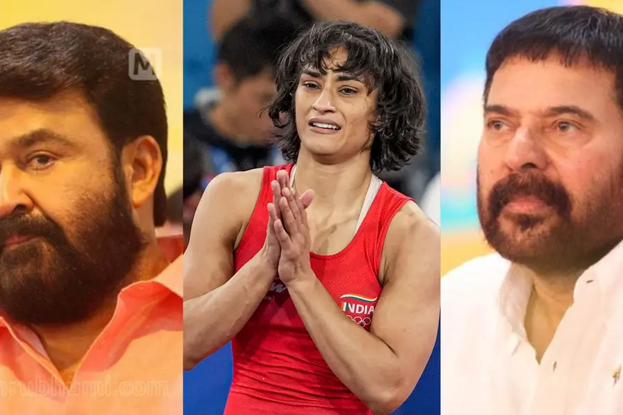 Mammootty, Mohanlal back Vinesh Phogat after Olympic disqualification