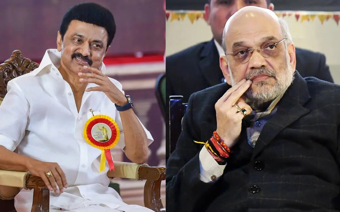 MK Stalin, Amit Shah | Photo: PTI, ANI