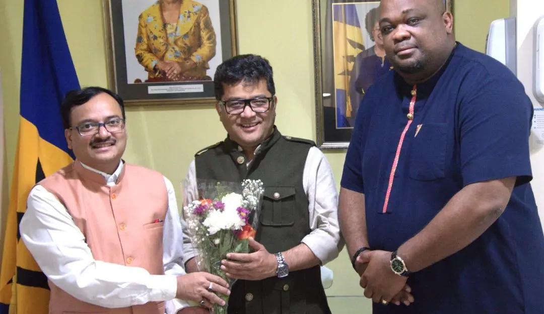 Pabitra Margherita receives the 'Honorary Order of Freedom of Barbados' award on behalf of Prime Minister Modi | Photo: X/Pabitra Margherita