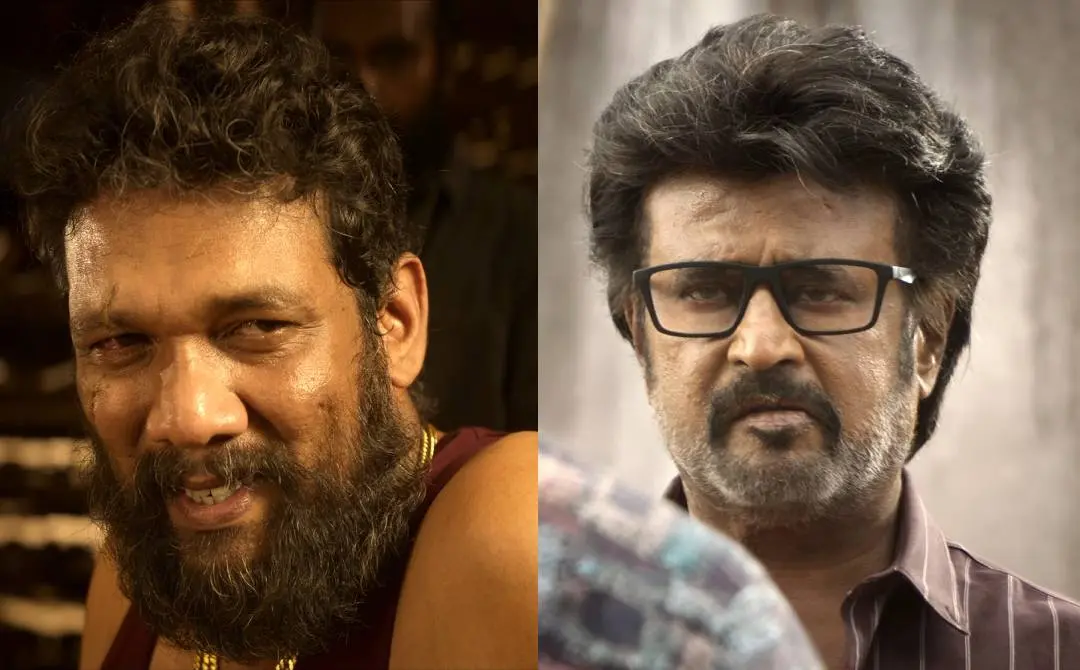 Sabumon and Rajinikanth in 'Vettaiyan' | Photo: Screengrab