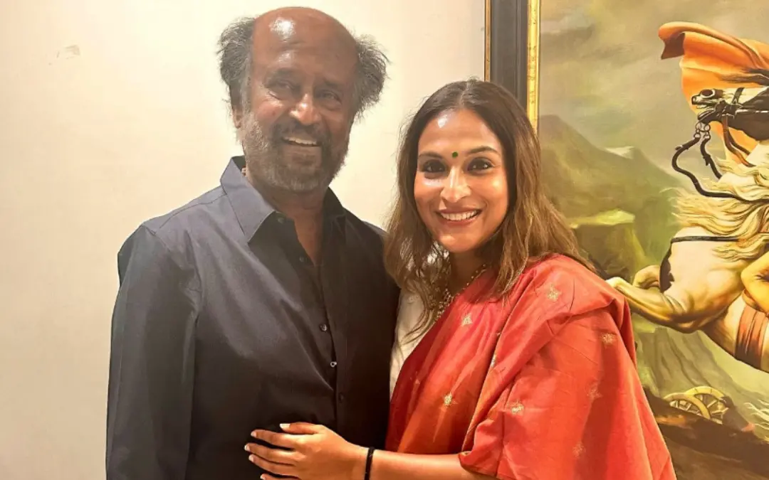 Aishwarya Rajinikanth and her father Superstar Rajinikanth. | Photo: Instagram