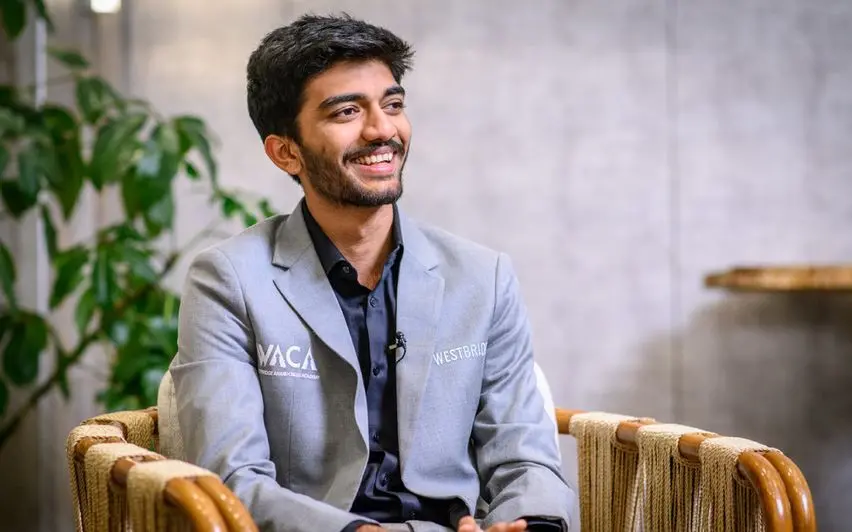 Photo: ഗ്രാന്‍ഡ്മാസ്റ്റര്‍ ദൊമ്മരാജു ഗുകേഷ് | twitter.com/FIDE_chess