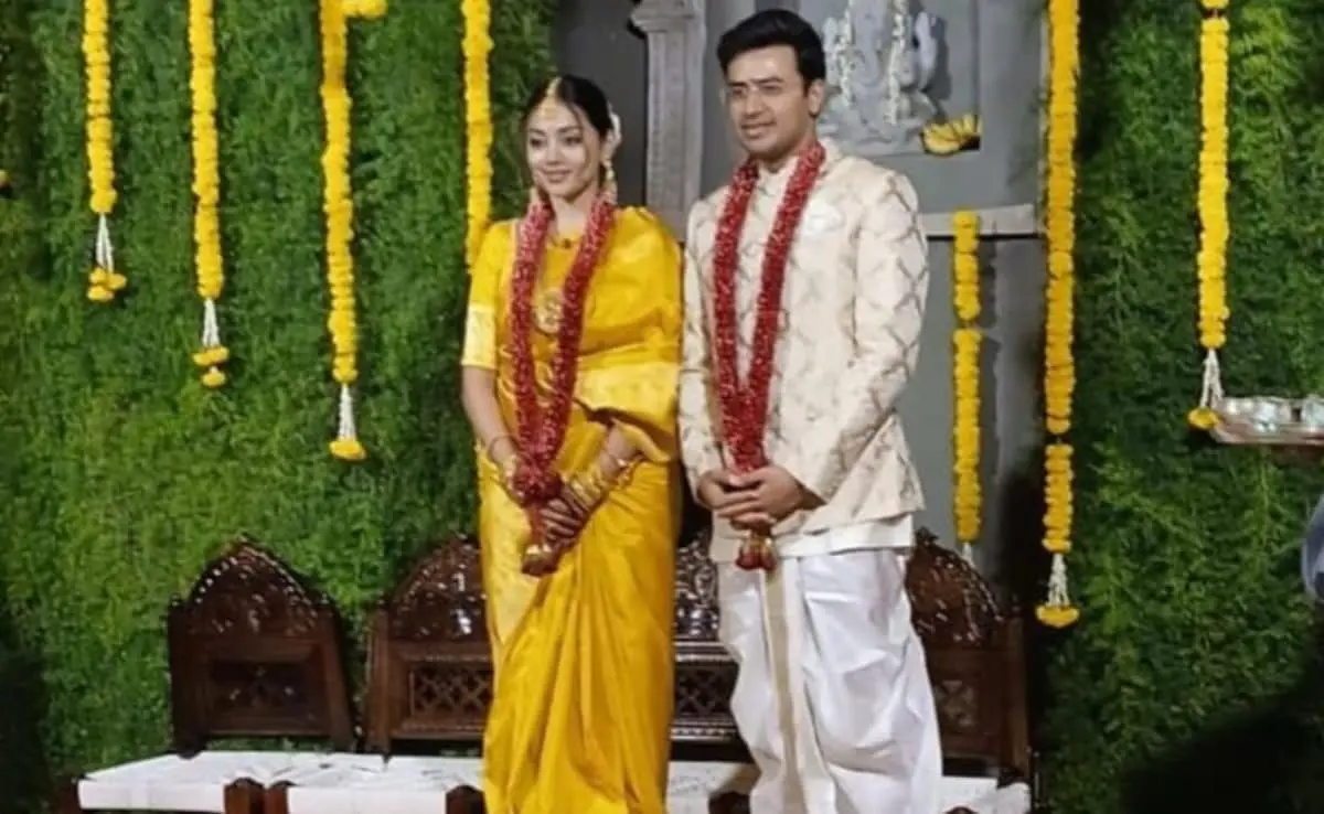 BJP MP Tejasvi Surya, Carnatic Singer Sivasri Skandaprasad