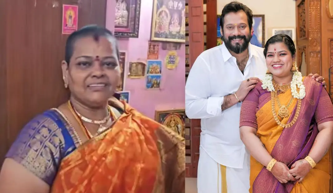Kokila's mother, Bala and Kokila | Photo: FB
