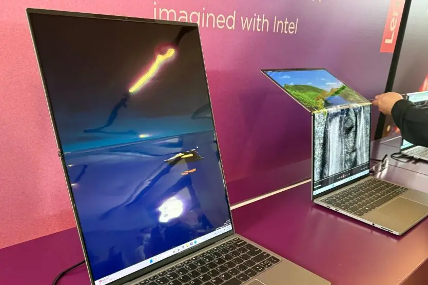 Lenovo turns heads with flip and solar laptops at MWC 2025
