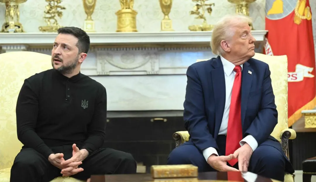 US President Donald Trump and Ukraine's President Volodymyr Zelensky meet in the Oval Office (Photo: AFP)