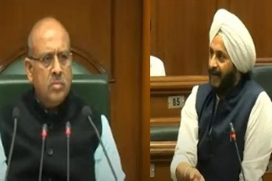 Speaker warns AAP legislator for taking photo in Delhi Assembly for social media post