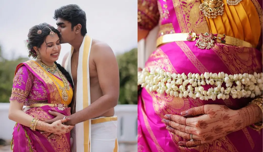 Diya Krishna shares photos from her 5-month pregnancy pooja ceremony