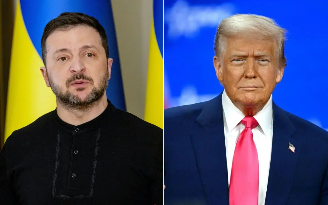 Ukraine's President Volodymyr Zelensky (L), US President Donald Trump (R) | Photo: Tetiana Dzhafarova and Alex Wroblewski/AFP