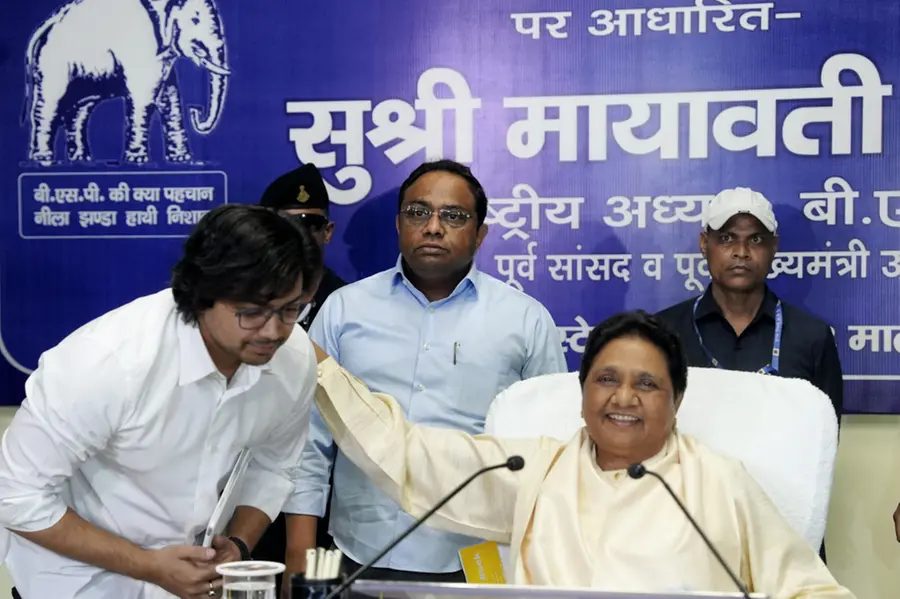 BSP supremo Mayawati removes nephew Akash Anand from all party posts