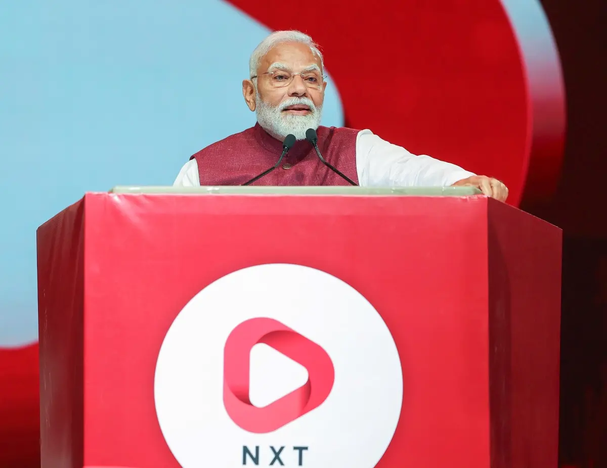 Prime Minister Narendra Modi addresses the gathering | Photo: ANI
