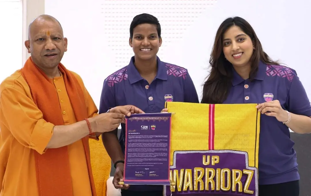 WPL 2025: CM Adityanath wishes luck to UP Warriorz team for first-ever home leg/Credit: UP Warriorz