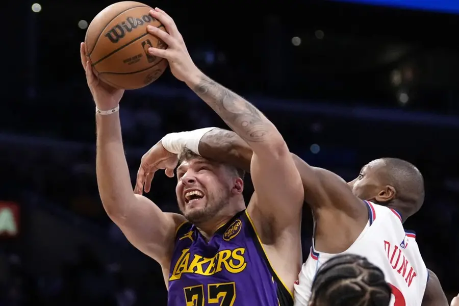 NBA: Luka Doncic joins elite company on 26th birthday as Lakers edge Clippers