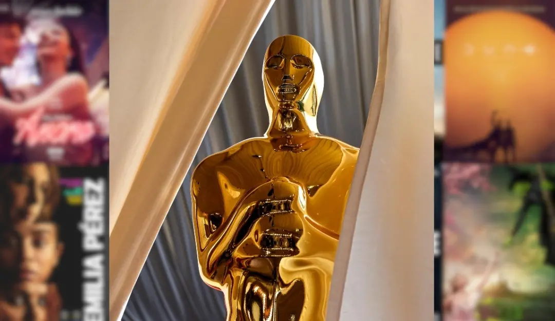 An Oscar statue.