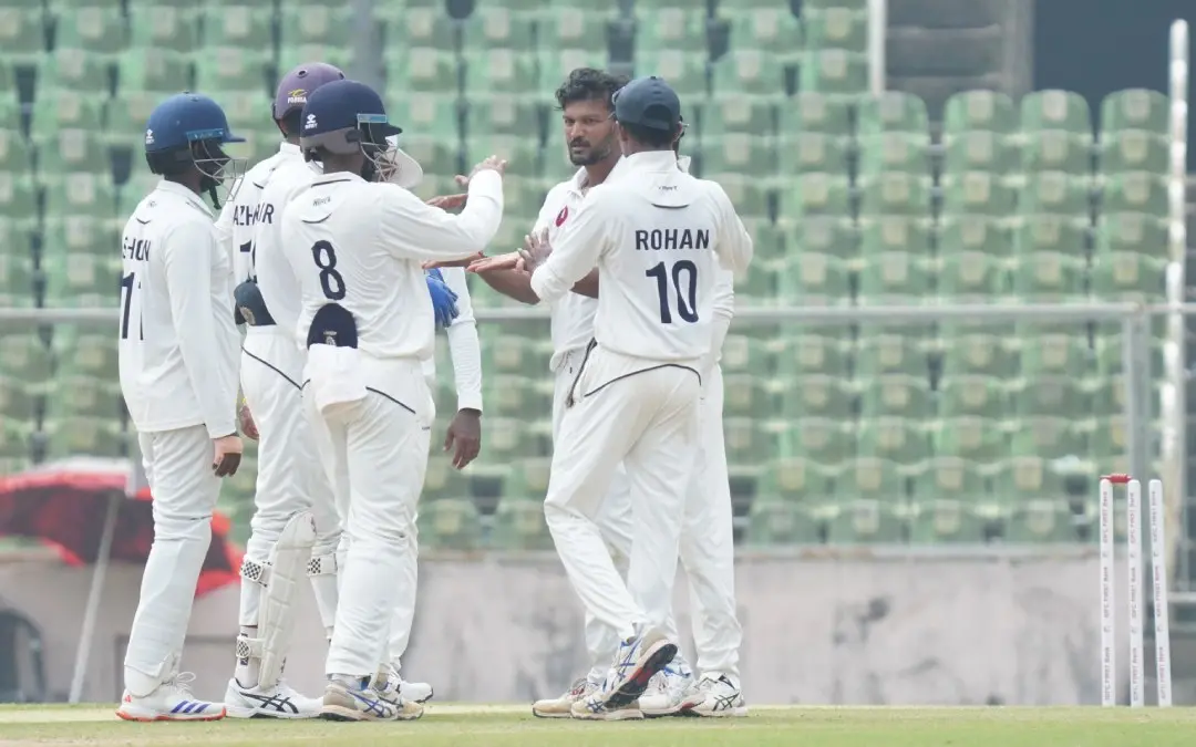 ubilant Kerala cricket team | Photo: KCA