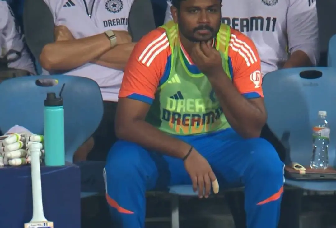 ഇംഗ്ലണ്ടിനെതിരായ ട്വന്റി-20 പരമ്പരയ്ക്കിടെ സഞ്ജു സാംസണ് | Photo: x