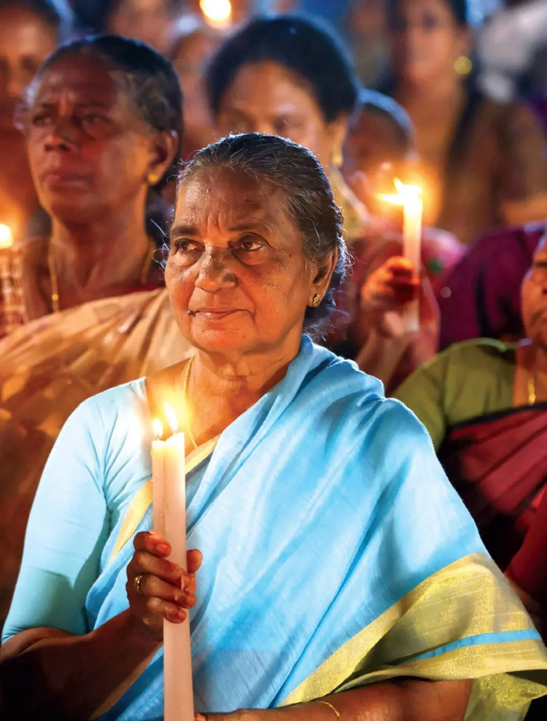 A torchlight march held at Shaktikulangara under the leadership of Kollam Diocese against sea sand mining | Photo: C R Girish Kumar/ Mathrubhumi