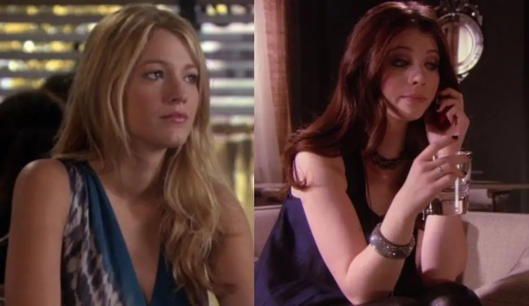 Blake Lively, Michelle Trachtenberg from sets of the TV show Gossip Girl (Photo: IMDB)