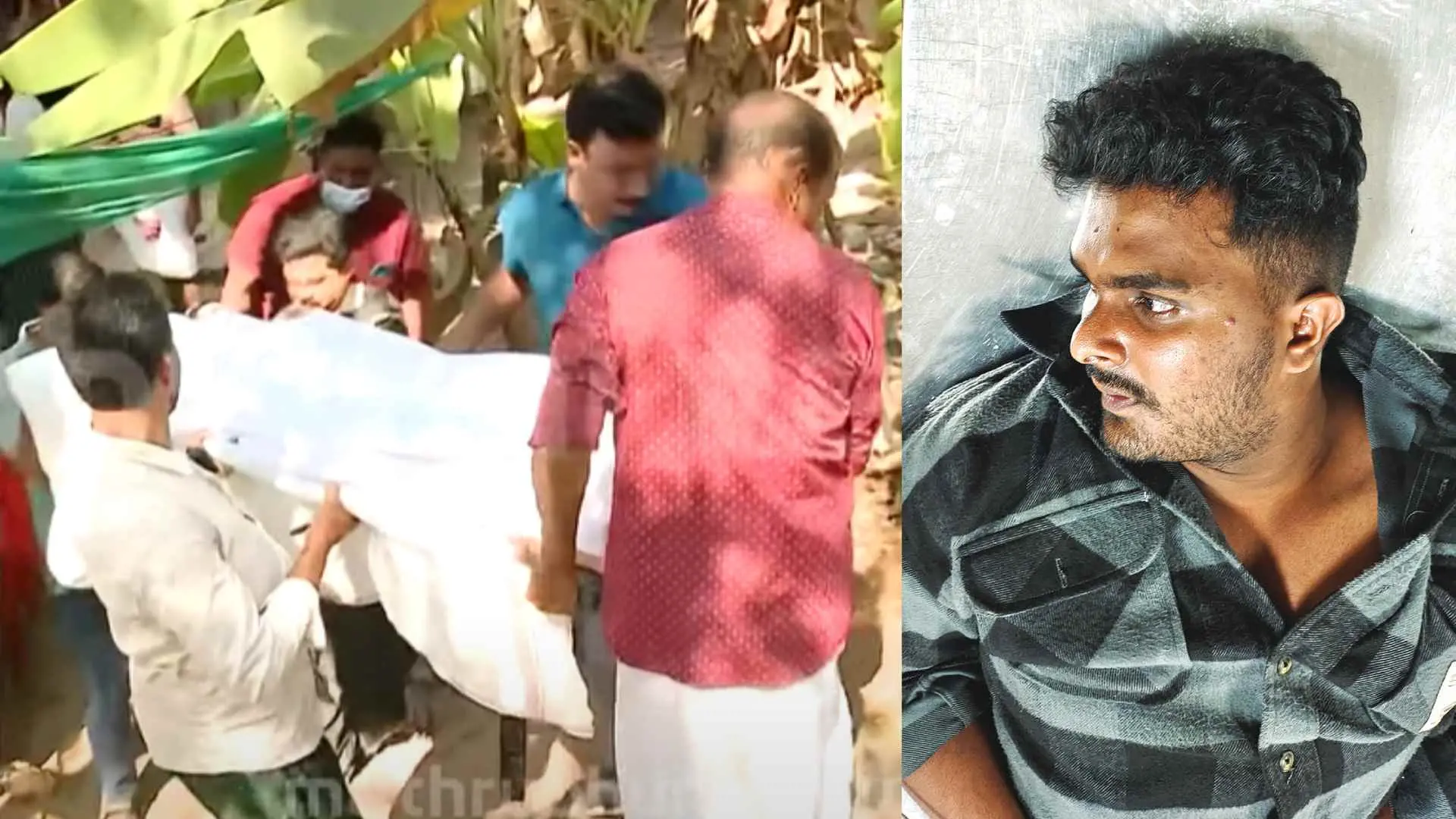 എസ്.എൻ. പുരത്തെ ലത്തീഫിന്റെ വീട്ടിൽ നിന്ന്, പ്രതി അഫാൻ